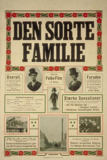 Movie poster for Den sorte Familie (1914)