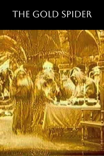 Movie poster for The Gold Spider (1909)