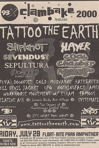 Movie poster for Slipknot - Live at 93x Clambake 2000 (2000)
