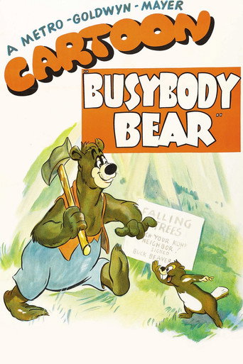 Movie poster for Busybody Bear (1952)