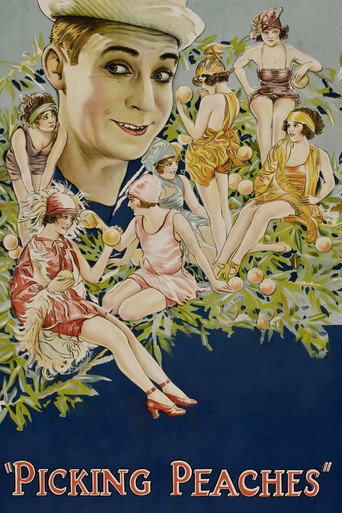 Movie poster for Picking Peaches (1924)