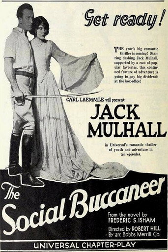 Movie poster for The Social Buccaneer (1923)