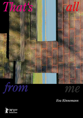 That’s All From Me poster