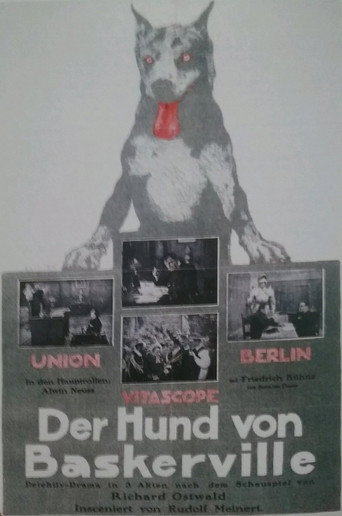 Movie poster for The Hound of the Baskervilles (1914)