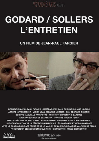Movie poster for Godard / Sollers : L’entretien (1985)