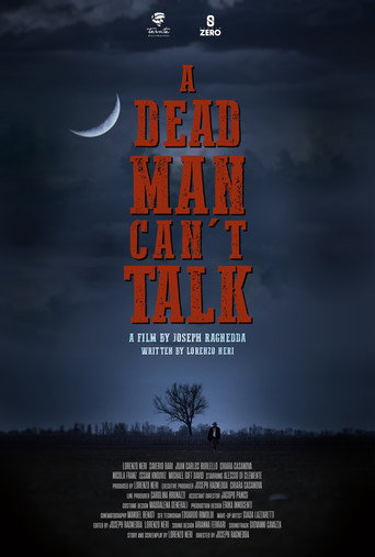 A DEAD MAN CAN'T TALK poster