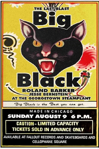Movie poster for Big Black - The Last Blast (1987)