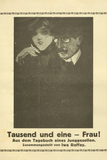 Movie poster for Tausend und eine Frau. Aus dem Tagebuch eines Junggesellen (1918)