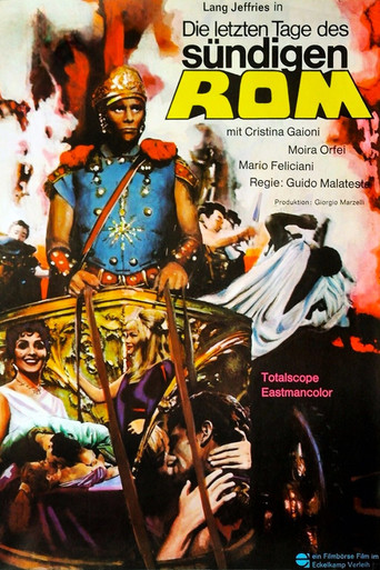 Movie poster for Fire Over Rome (1965)