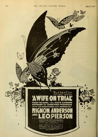 Movie poster for A Wife on Trial (1917)