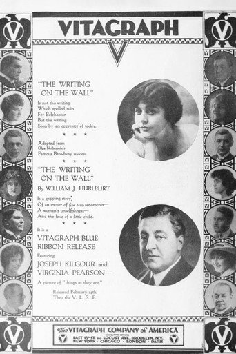 Movie poster for Writing on the Wall (1916)