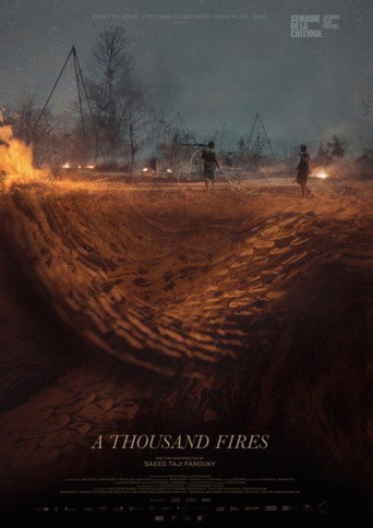 Movie poster for A Thousand Fires (2021)