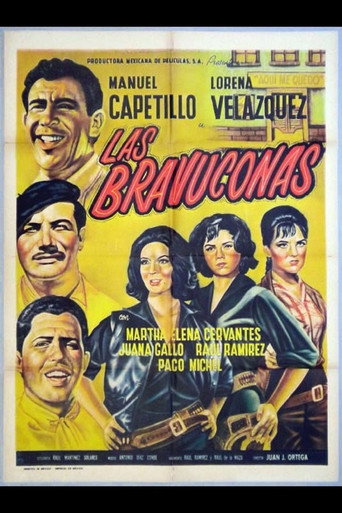 Movie poster for Las bravuconas (1963)