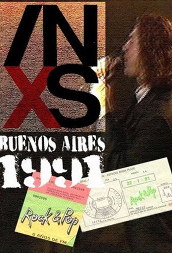 INXS: Live in Buenos Aires 1991 poster