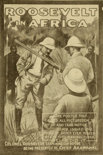 Movie poster for Hunting Big Game in Africa (1909)