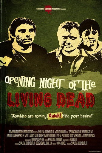 Movie poster for Opening Night of the Living Dead (2008)
