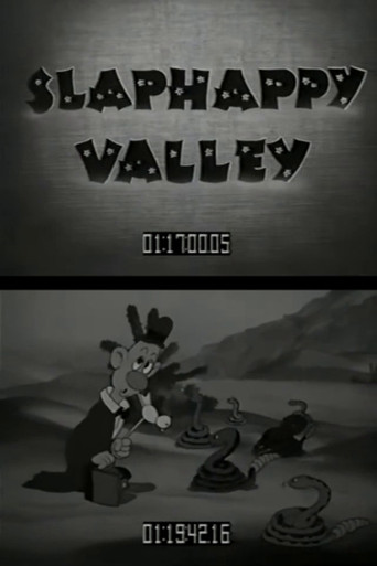 Movie poster for Slaphappy Valley (1939)