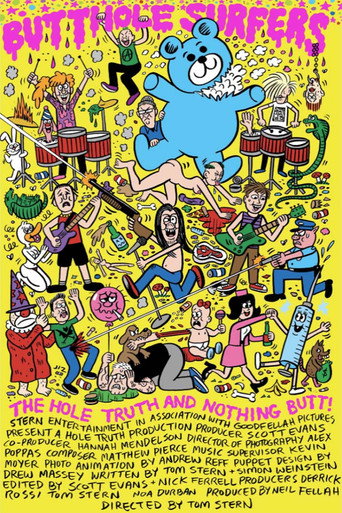 Movie poster for Butthole Surfers: The Hole Truth and Nothing Butt (2025)