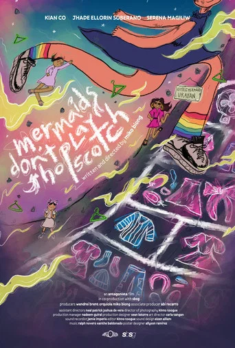 Movie poster for mermaids don't play hopscotch (2024)