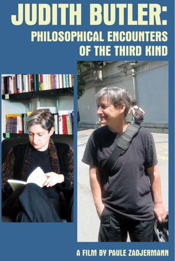 Movie poster for Judith Butler: Philosophical Encounters of the Third Kind (2006)