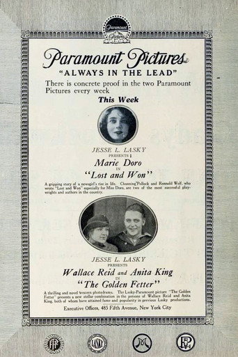 Movie poster for The Golden Fetter (1917)