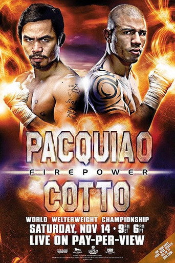 Movie poster for Manny Pacquiao vs. Miguel Cotto (2009)
