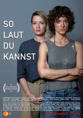 So laut du kannst poster