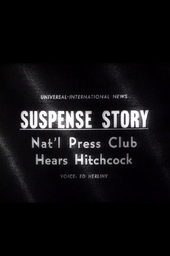 Suspense Story: Nat'l Press Club Hears Hitchcock poster