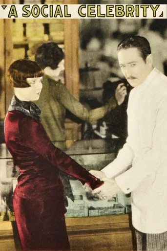 Movie poster for A Social Celebrity (1926)