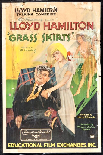 Movie poster for Grass Skirts (1929)
