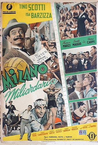 Movie poster for Milano miliardaria (1951)