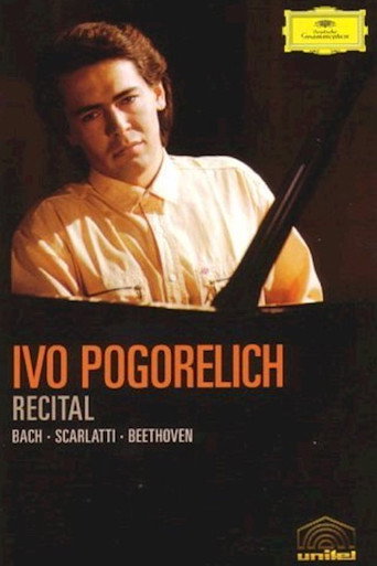 Movie poster for Ivo Pogorelich: Bach, Scarlatti, Beethoven (1987)