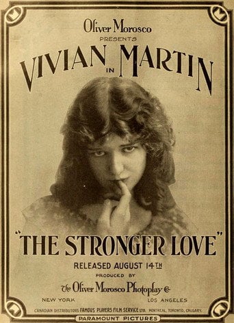Movie poster for The Stronger Love (1916)