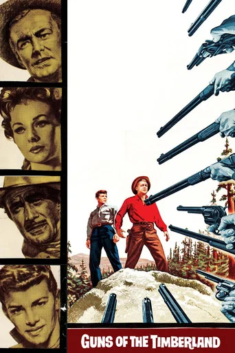 Movie poster for Guns of the Timberland (1960)