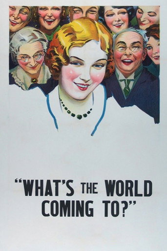 Movie poster for What's the World Coming To? (1926)