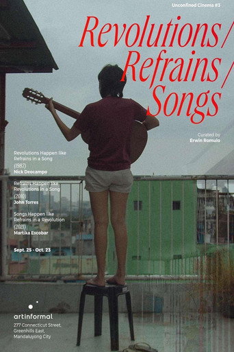 Movie poster for Songs Happen Like Refrains in a Revolution (2021)