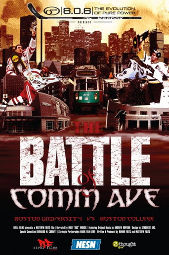 Movie poster for The Battle of Comm Ave.: Boston University vs. Boston College (2009)