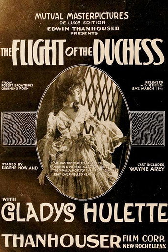 Movie poster for The Flight of the Duchess (1916)