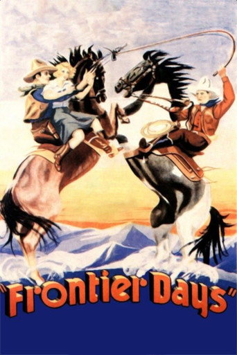 Movie poster for Frontier Days (1934)