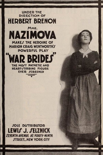 Movie poster for War Brides (1916)