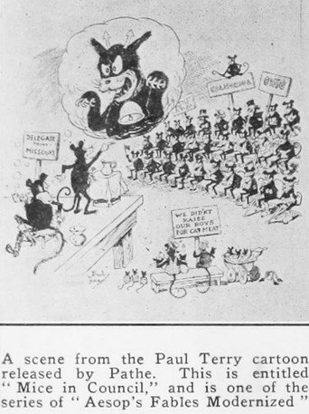 Movie poster for Mice In Council (1921)