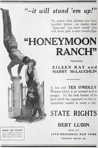 Movie poster for Honeymoon Ranch (1920)