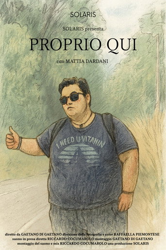 Movie poster for Proprio qui (2025)