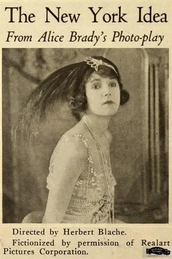 Movie poster for The New York Idea (1920)