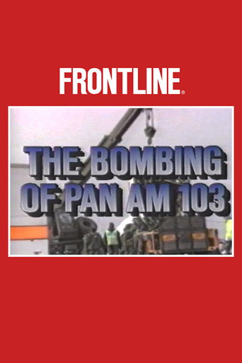 Movie poster for The Bombing of Pan Am 103 (1990)