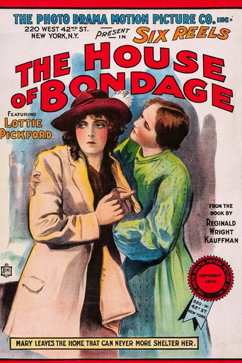 Movie poster for The House of Bondage (1914)