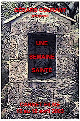 Movie poster for Une semaine sainte (2020)