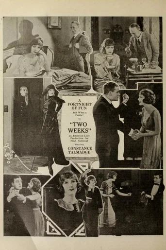 Movie poster for Two Weeks (1920)