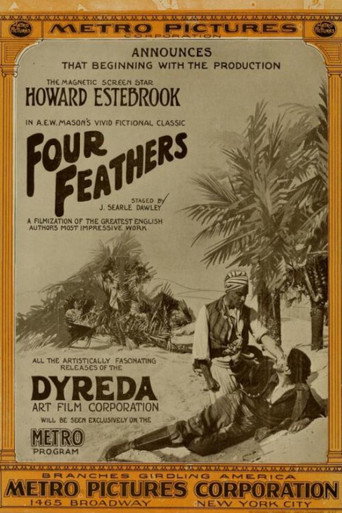 Movie poster for Four Feathers (1915)