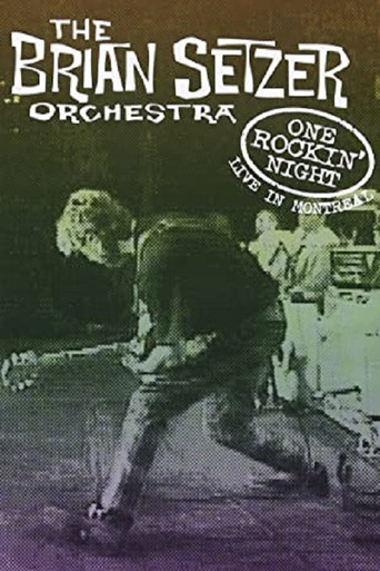 Movie poster for The Brian Setzer Orchestra: One Rockin' Night - Live In Montreal (1995)